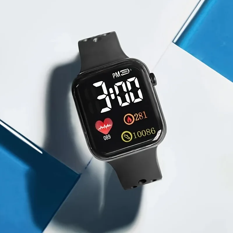 FS693 Cheap Price 8 Colors Display Time Digital Led Watch For Children Fashion Sport Silicone Wristband Electronic Watches