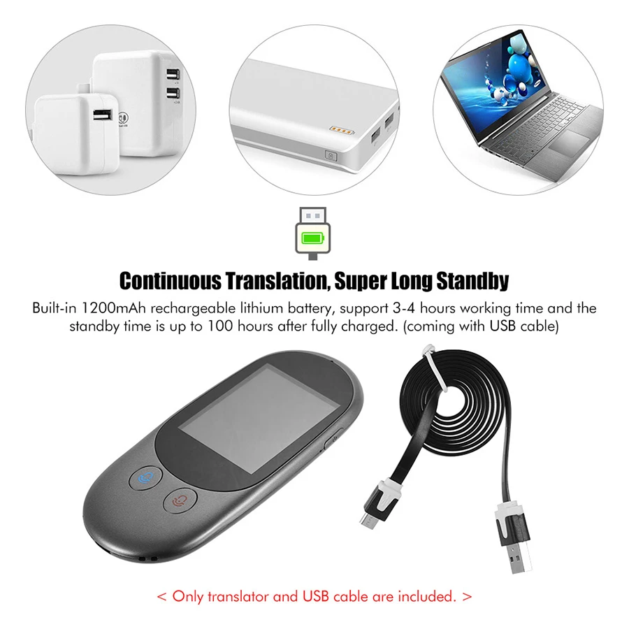 Глобальный мини OEM Wi-Fi электронный переводчик голоса экран 2 4 дюйма SIM-карта высокая точность портативный языка