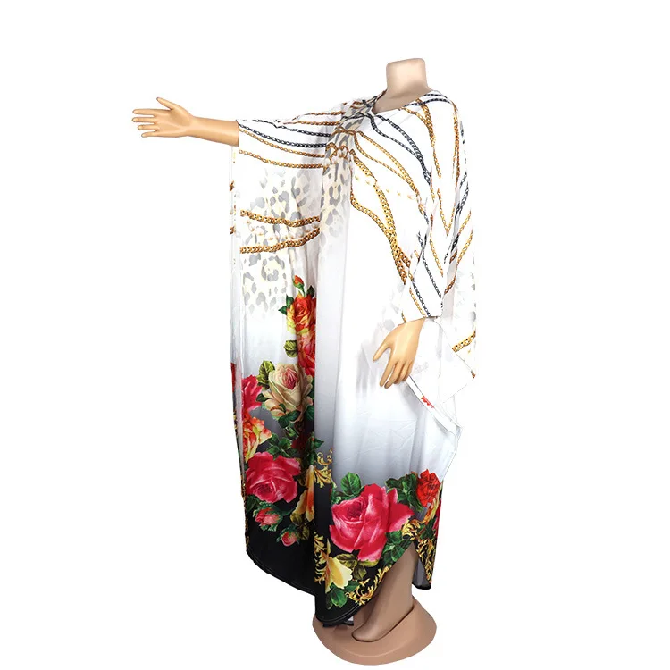 
Women Star OL Temperament Nepali Cloth Round Neck Bat Large Robe 