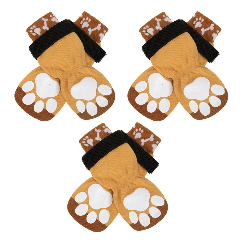 Wholesale High Quality Soft Elastic Indoor Custom Non Slip Pet Dog Shoe Socks XL for Pet Dogs Cats