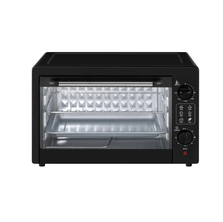 household Timer Control mini little portable Glass 12L 22L 48L Stainless Steel pizza baking oven toasters for Family Cooking