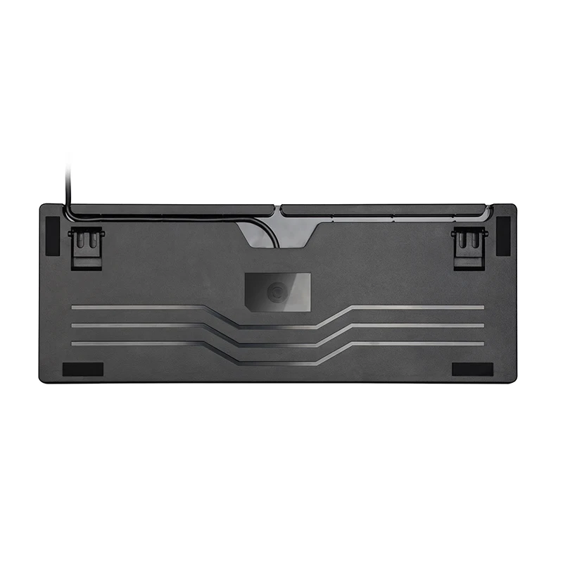 Проводная Механическая Игровая USB-клавиатура с 87 клавишами и Красной светодиодной