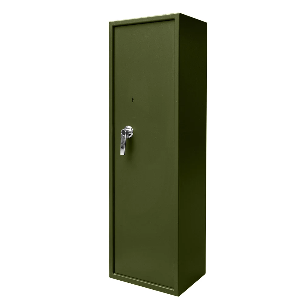 Large 7 gun Safe Cabinet mechanical lock safes guns box Storage Cabinet with handle