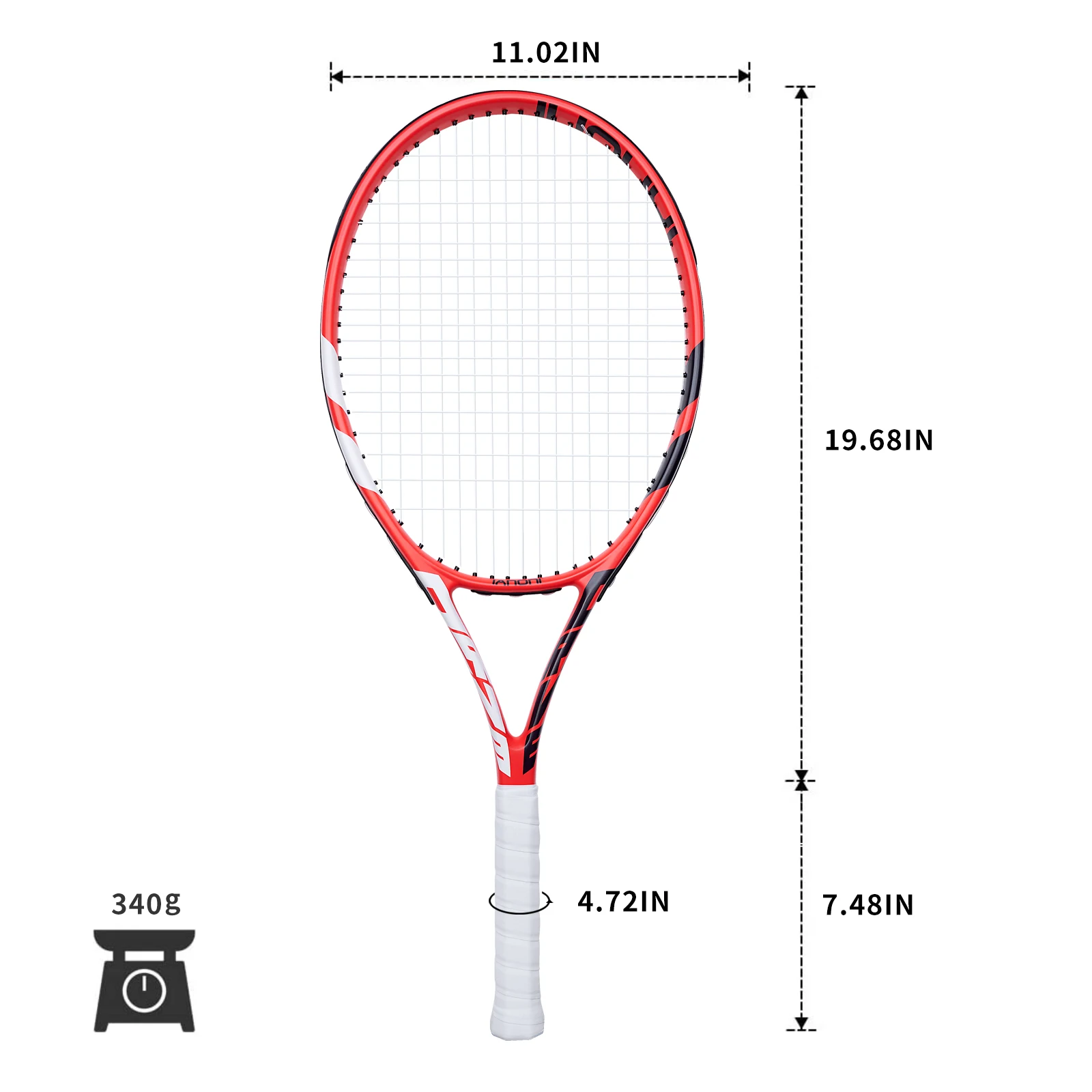 CASTON Customize Aluminum Logo High Quality Racquet Sport Tennis Racket