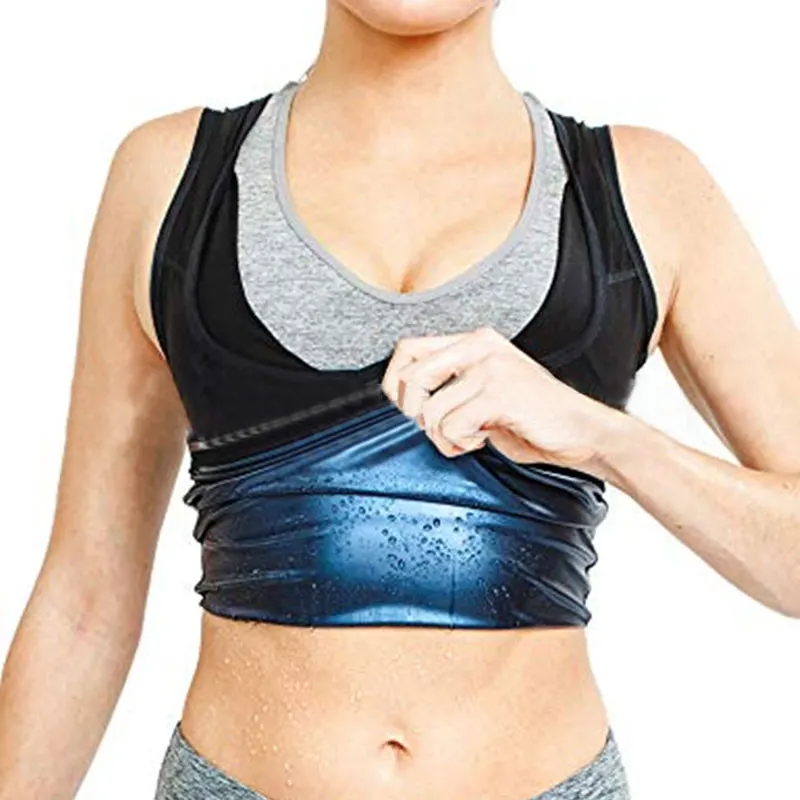 Для мужчин и женщин Пот Body Shaper тренировки безрукавки для сауны жилет потери