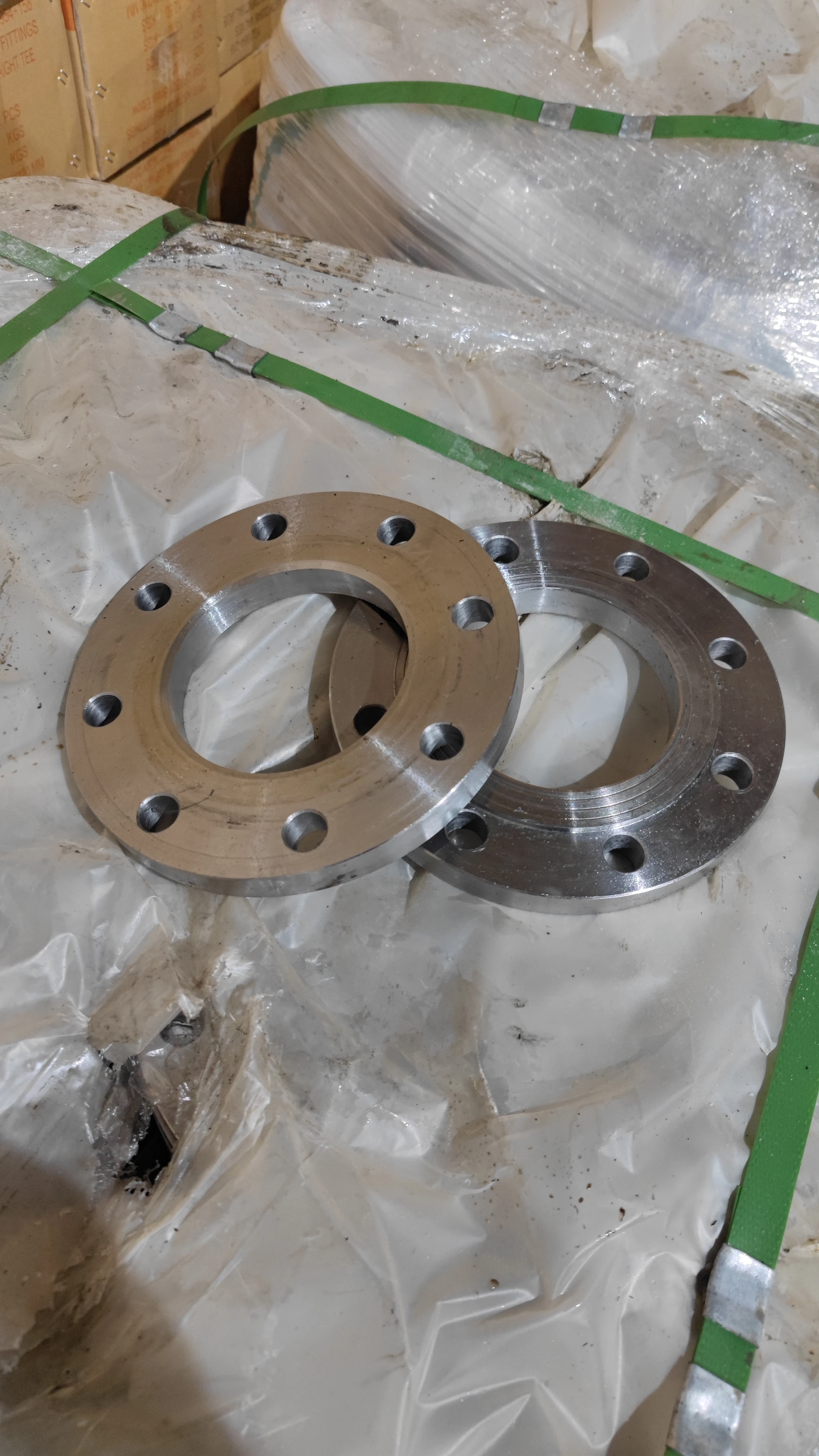BS4504 PN16 PLRF ковка из углеродистой стали без резьбы с шелковой сваркой плоский фланец шторка