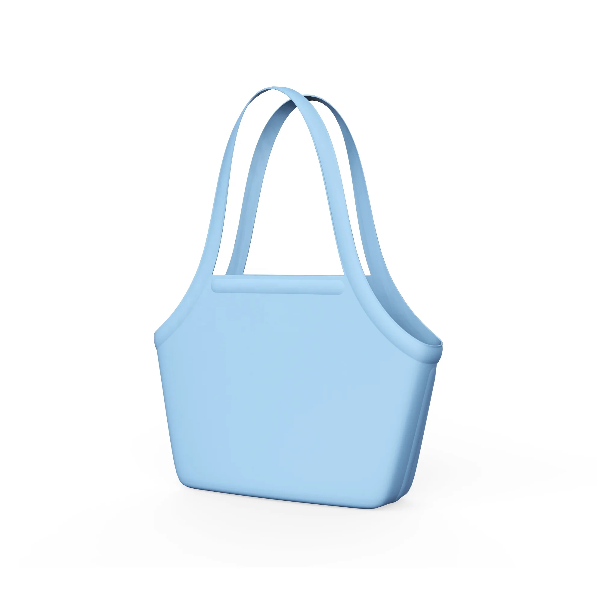 Hot Selling Waterproof Women Beach Tote Bags Custom Summer Totes Large Fashion Silicone Bag