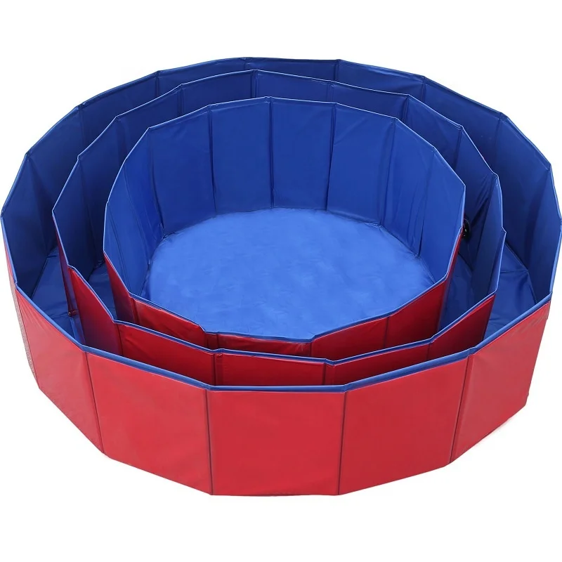  High Quality PVC Non-slip Foldable Pet Bath Dog Padding Pool for Cats