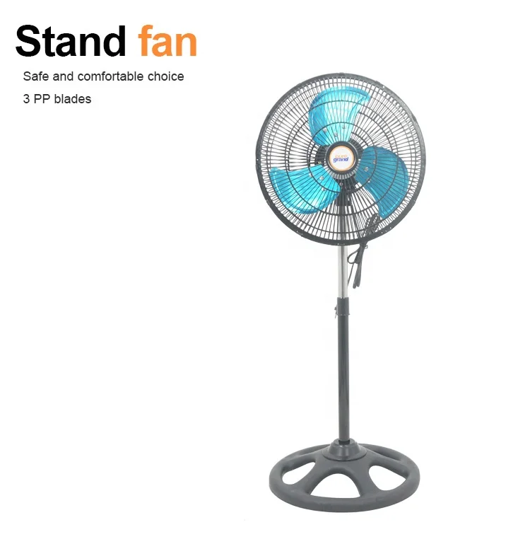 Minimalist threeleaf 2020 new cheap modern industrial digital pedestal high quality electric stand fan with 3 speeds in india