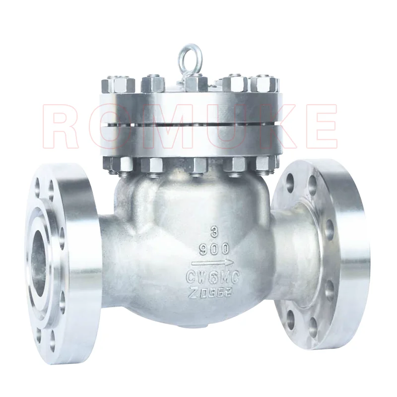 H44W-600LB  API Standard Stainless Steel CF8 CF3 CF8M CF3M Swing Flanged Check Valve