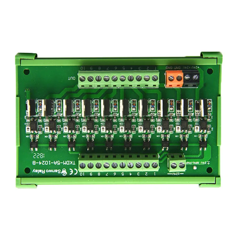 10-channel transistor output general relay module circuit protection PLC amplification microcontroller control board