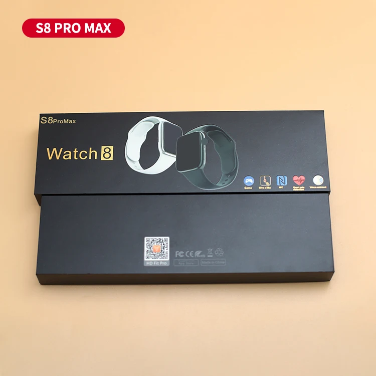 2023 New S8 Pro Max Smartwatch 2.1 Inch Tft Screen Series 8 9 Ip67 Waterproof App Hd Fit Pro Wireless Charging Smart Watch