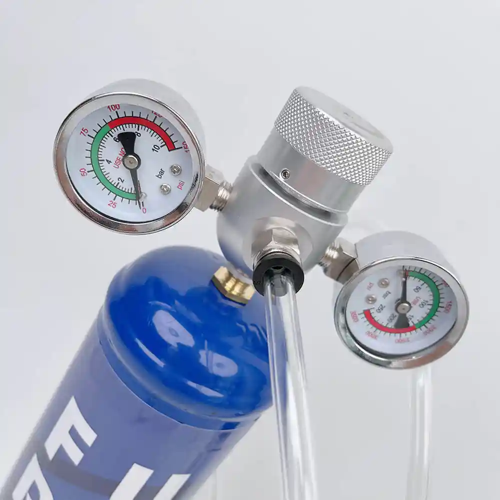 1L 2.2L 3.3L Small Size Industrial Gas Cylinder Argon/Hydrogen/O2 Gas Tank for Industrial Use