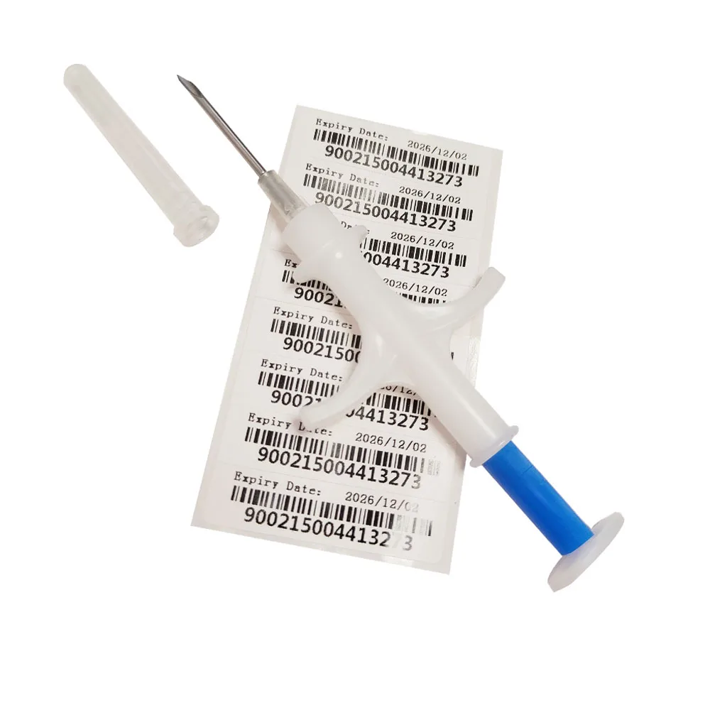 2.12*12mm RFID Animal ID Bio-glass Tag Cow Cat Livestock Syringe Transponder Micro Chip Implant Pet Microchips