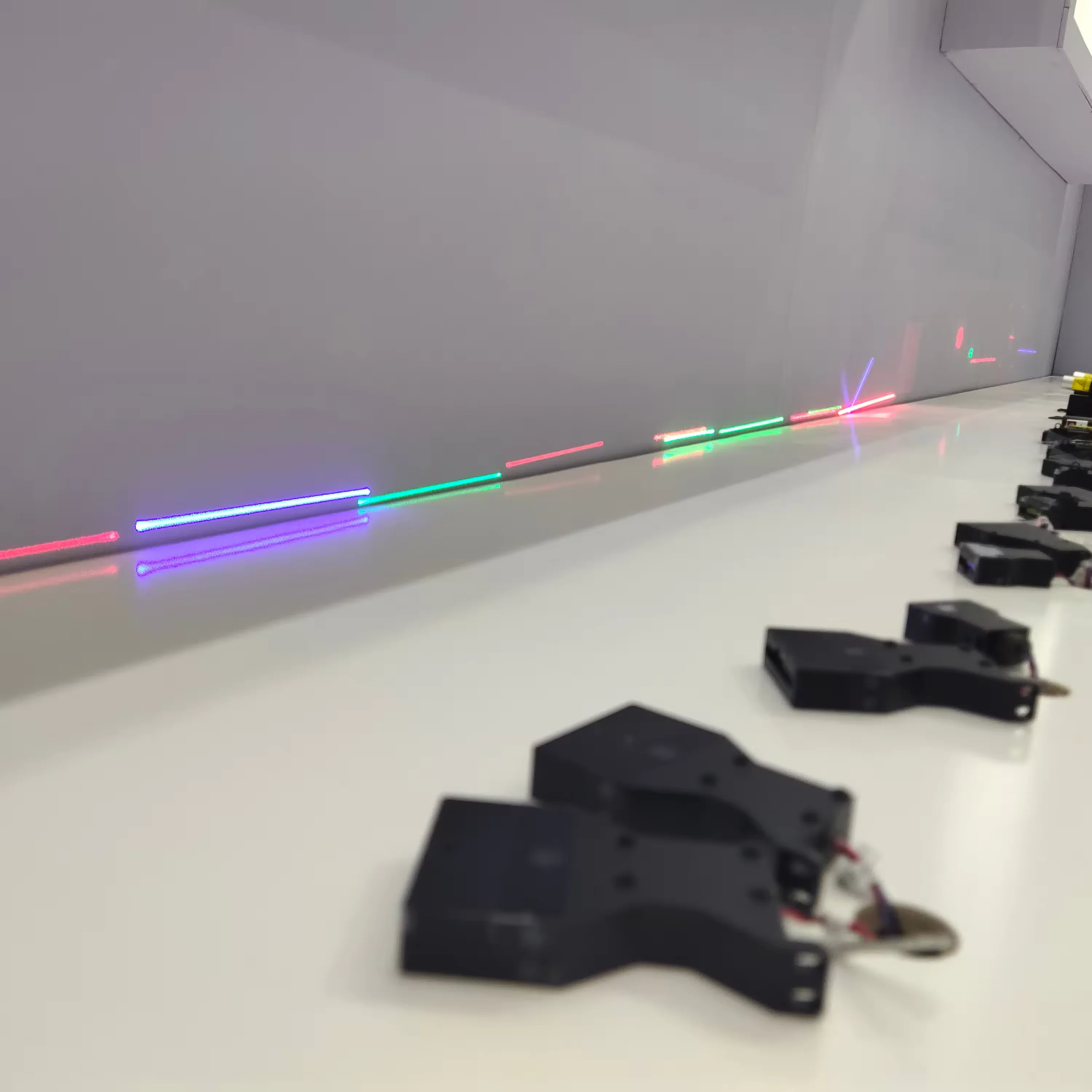 Power Adjustable Line Laser Projector 450nm 100mW 200mW  With TTL PWM Modulation Laser Blue Line Module