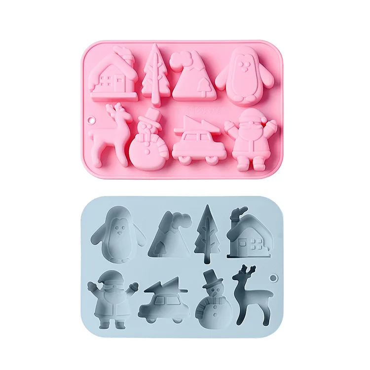3D Christmas Large Silicone Mould New DIY Cake Tool Silicone Molds for Epoxy Resin Silicone Molds for Baby Shower Decorations
