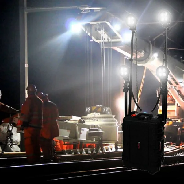 rechargeable telescopic tower railway tools