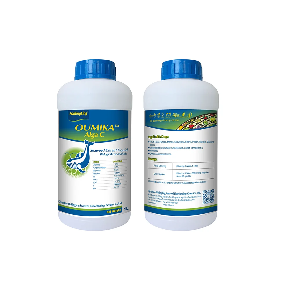 Hydroponic Nutrients green colored Seaweed NKP liquid fertilizer organic liquid fertilizer