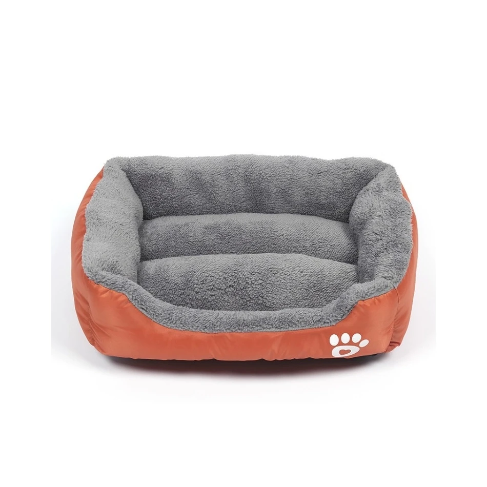 High Quality Square Comfortable Pet Dog Cat Bed Soft Cute Pet Beds For Indoor Sleep