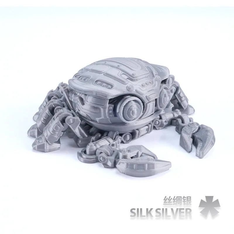 Краб киберпанк 3D печатная игрушечная фигурка статуэтка подвижная шарнирная игрушка Модель идеального подарка для мальчиков и детей