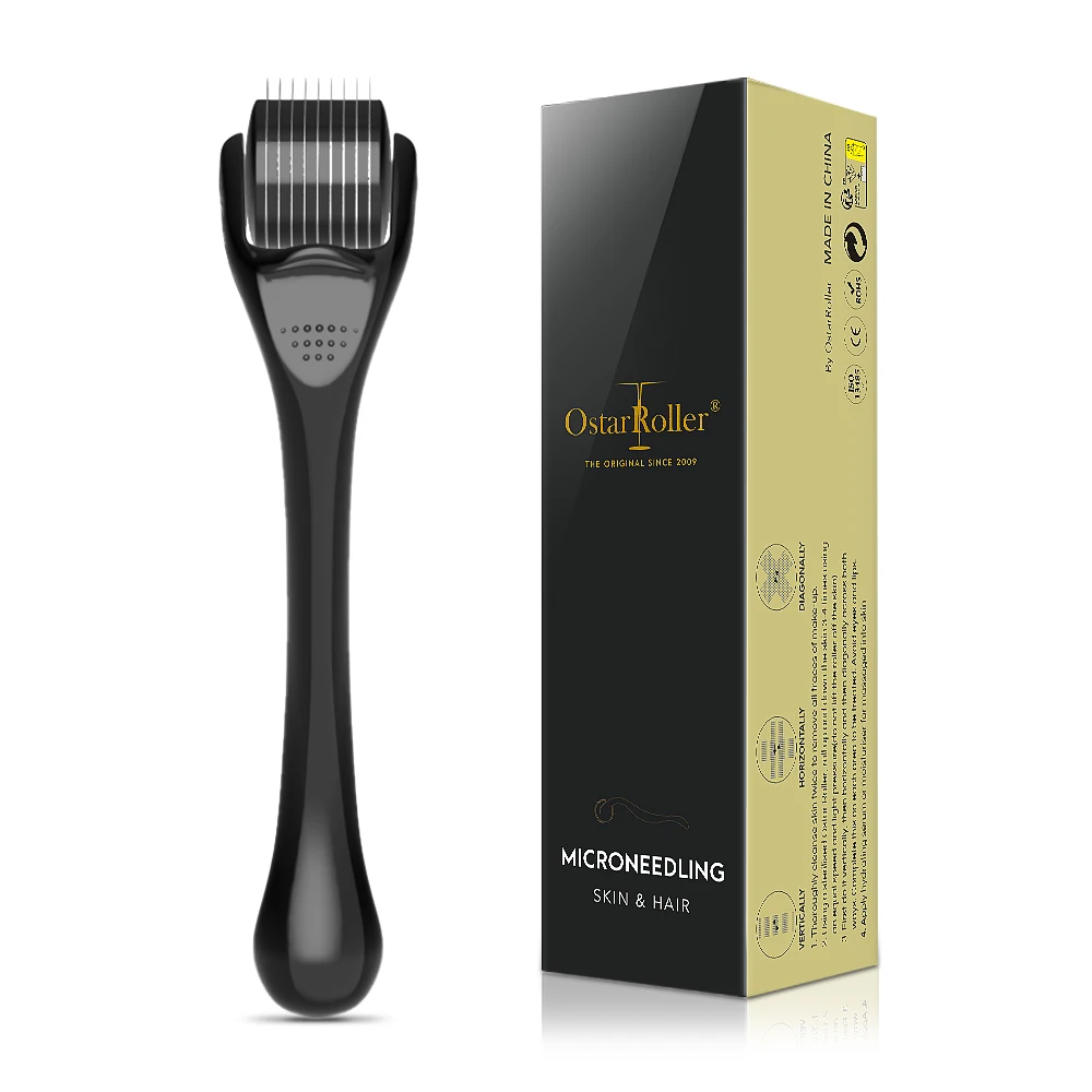 OstarRoller Hot Selling 0.5mm Needle For Face And Stretch Marks Titanium Roller Best Price Hair Beard Growth Derma Roller