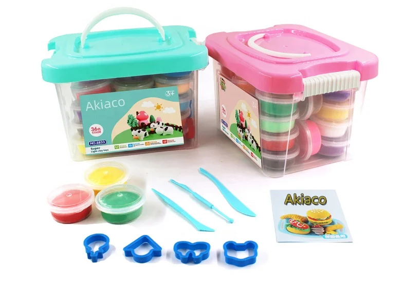 Akiaco play dough gift set kids non toxic play dough for kids play dough