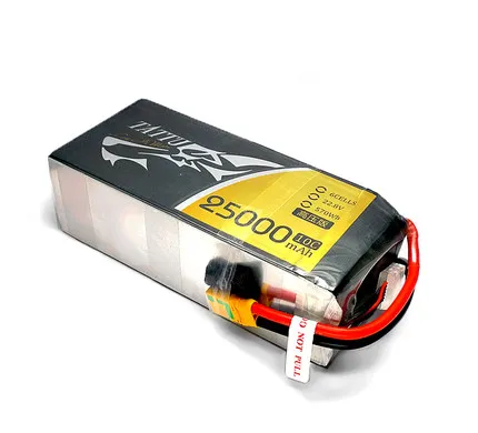 Gens TATTU 25000MAH 6S 10C 22.8V HIGH VOLTAGE LIPO BATTERY PACK for Plant protection