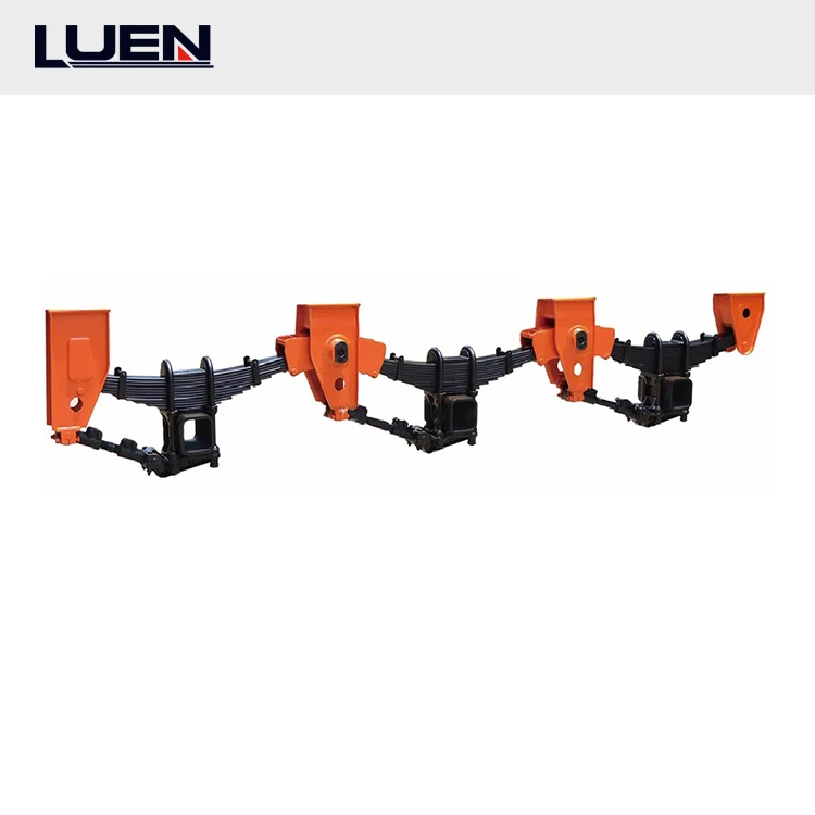 heavy duty America type suspension  Tridem  3 axle  Mechanical Suspension Trailer Spare Parts with sale