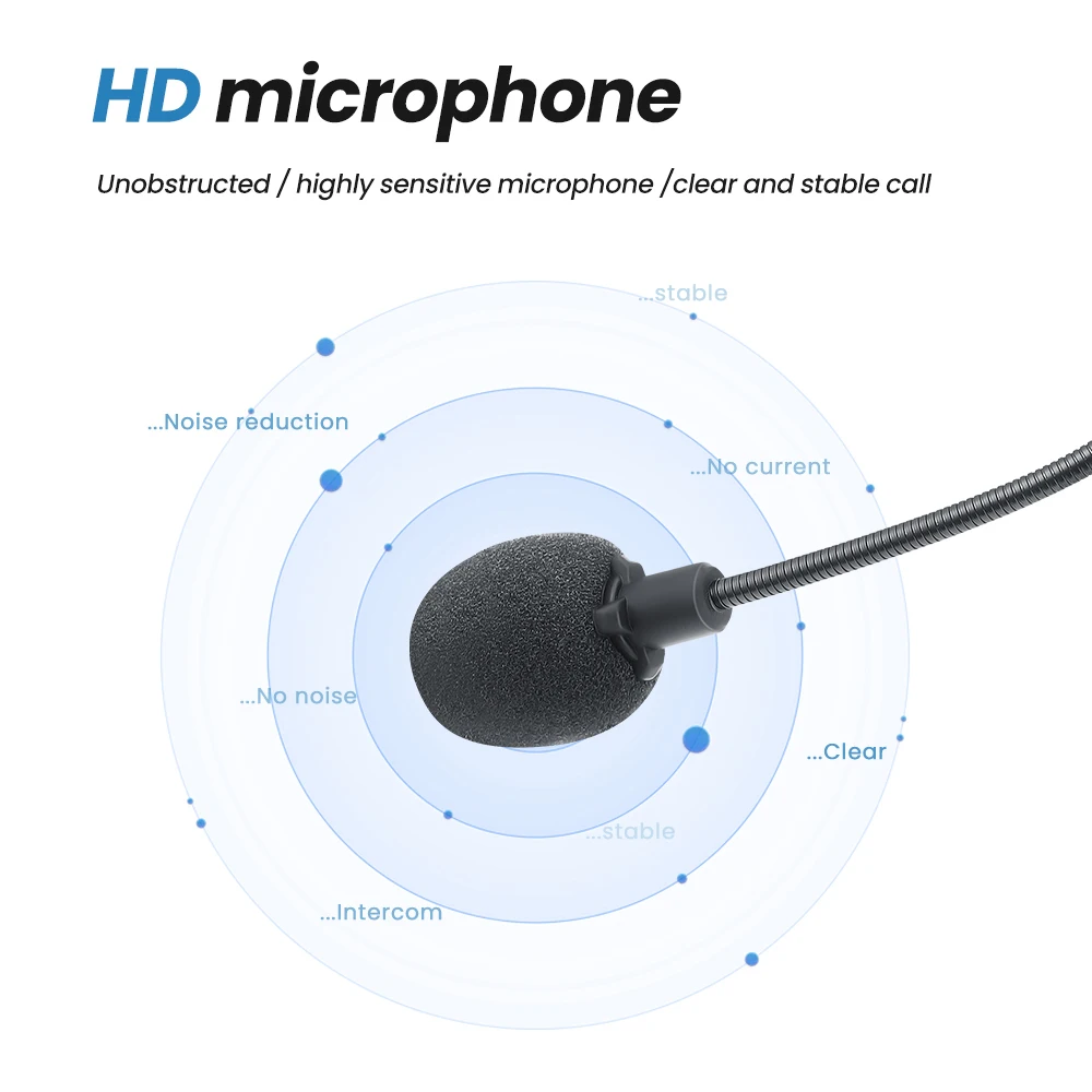 BT17 Helmet  Headset Wireless Handsfree Stereo Earphone Motorcycle Helmet Headphones Speaker