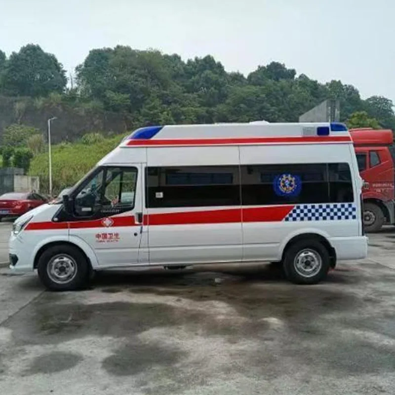 Cheap Factory Price Ford Diesel Ambulance Car Manufacture Emergency Vehicles Ambulance Supplier with Good Price