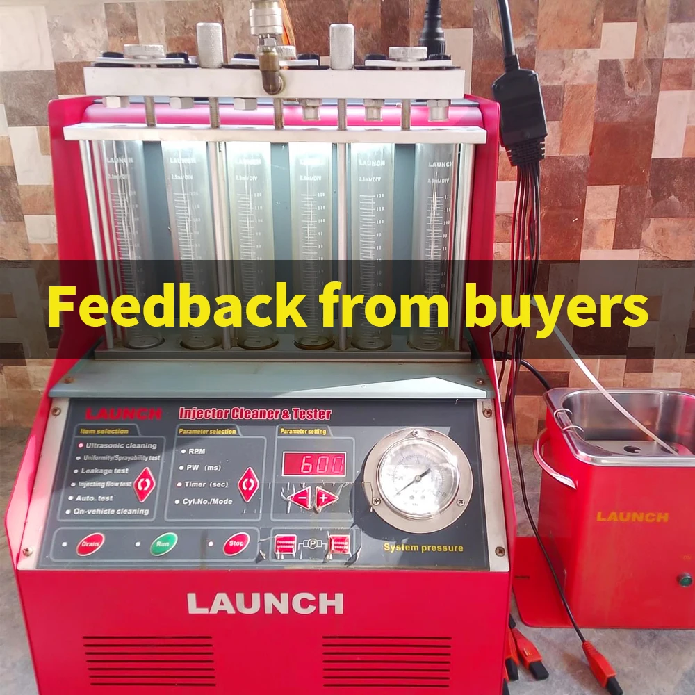 CNC-602A fuel injector cleaning machine Gasoline car injector diagnosis ultrasonic high pressure cleaning machine