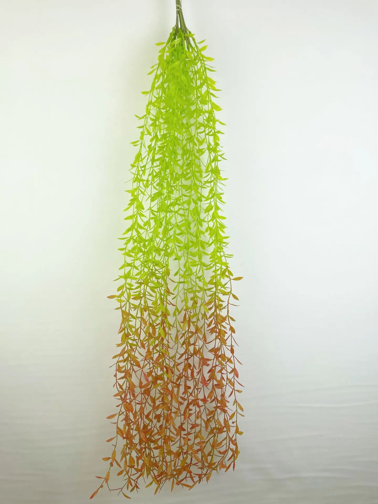 IFG Wholesale 105cm Height Plastic Light Green Wall Hanging Leaves for Wedding Home Decor