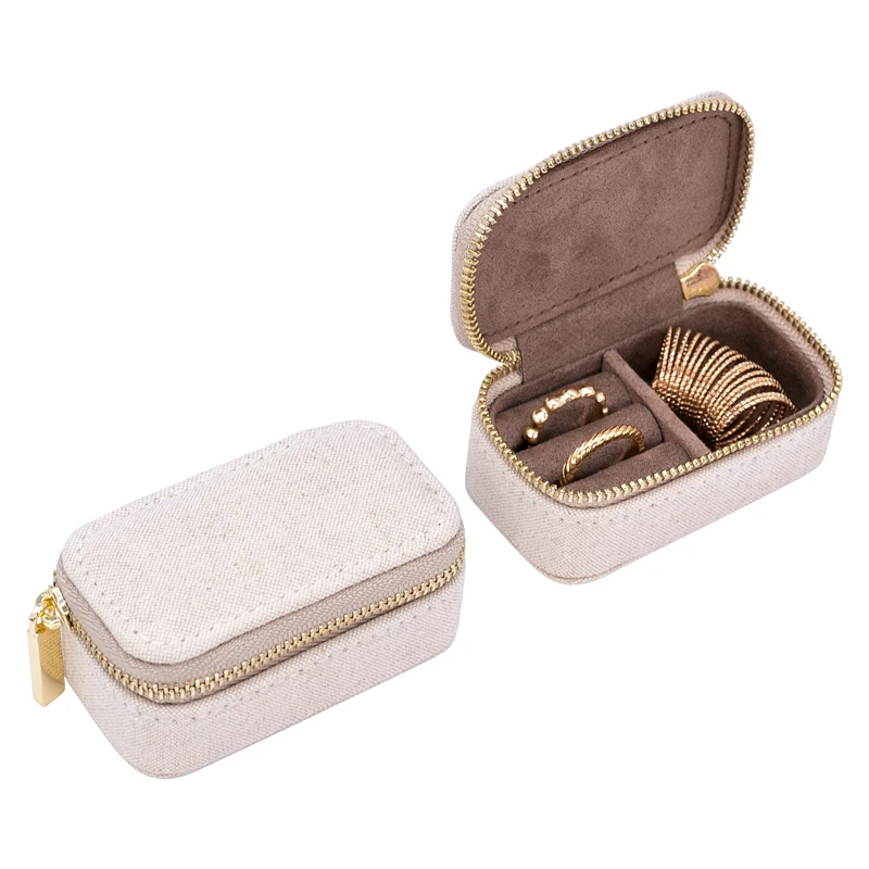 Коробка-органайзер joyero с индивидуальным логотипом роскошный маленький дорожный футляр для ювелирных изделий Подарочная коробка украшений кольцом из