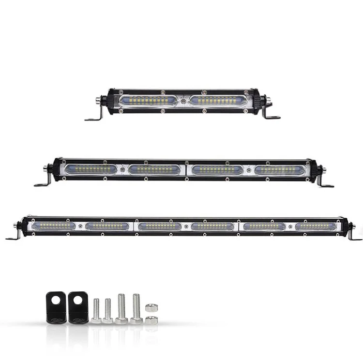 50w 6 inch car led light bar led work light high lumen led offroad light bar