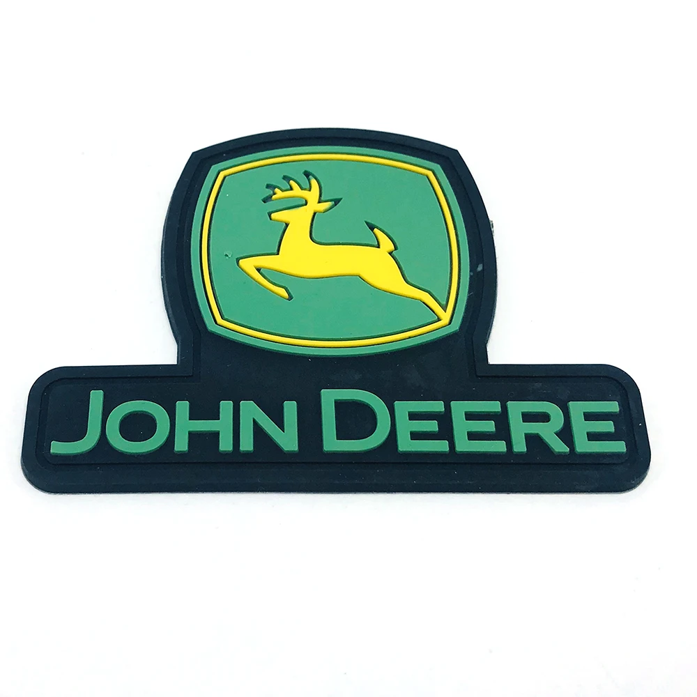 Eco-friendly rubber items badges cross hole pocket rubber badge patch decorative safety custom logo soft rubber pin badge