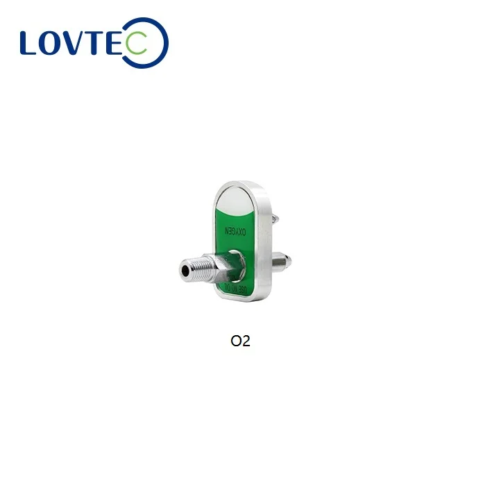 Chemetron medical gas connector for oxygen flowmeter chemetron standard connector gas fast plug connection