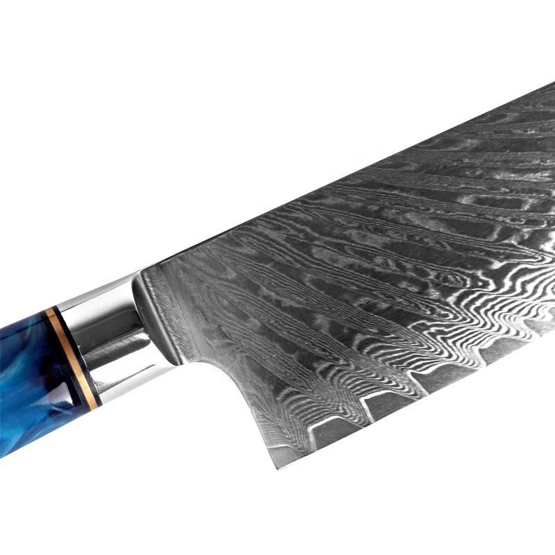 Damascus Custom 8 inch Cuchillo Damasco Chef Knife Stainless Steel Japanese Messer Set Knife Kit