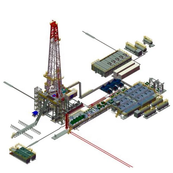 
AC variable-frequency motor driven on shore skid-mounted drilling rig 