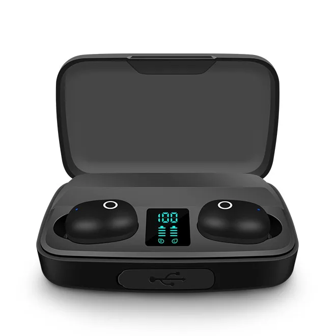 2020 TWS A10S wireless earphones BT 5.0 sports LED touch screen earbuds with power bank a10s TWS earphones