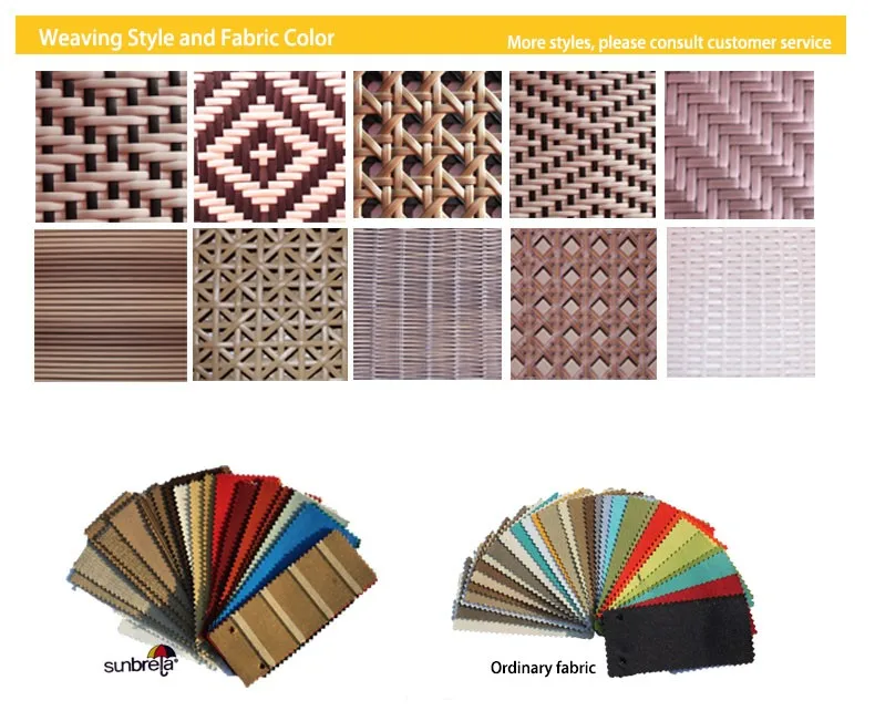 Outdoor rattan patio aluminum day bed sun bed  furniture rattan daybed for pool with cushion