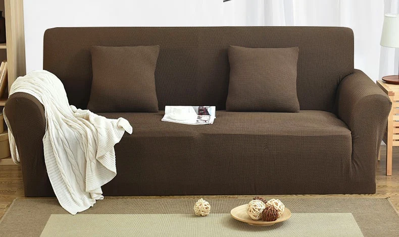 Simple Breeze Three People Seat Stretch Sofa Cover Home Clothing 6 Colors Sofa Cover Wholesale