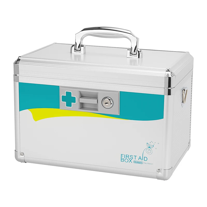 Surgical Multi Function Car Lockable Medicine Box Medicine Lock Box Empty First Aid Kit Bags Medical Box First aid kit