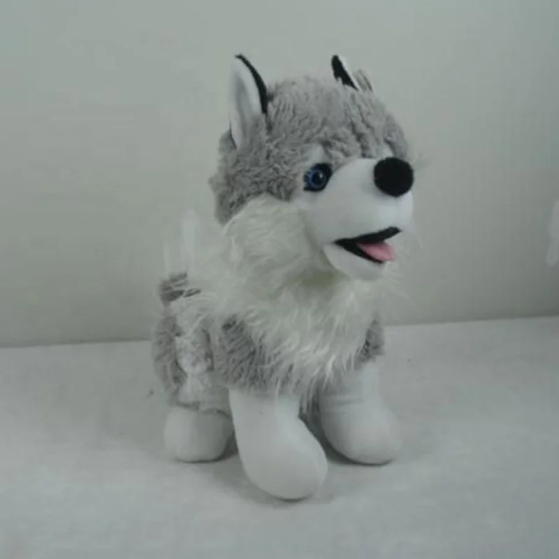 Customized cute plush husky stuffed animal simulation husky dog toy