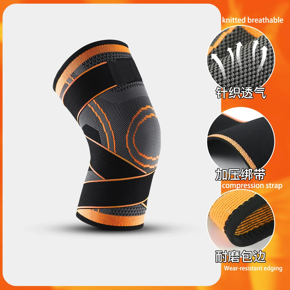High Elastic Nylon joint Support Knee Pads Basketball Cycling Breathable Compression Knee Pad Knee Support