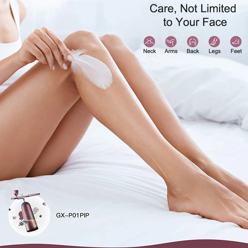 Pink Top 0.3mm Air Compressor Kit Airbrush Paint Airbrush Airbrush for Nail Art Tattoo Craft Cake Nano Mist Sprayer