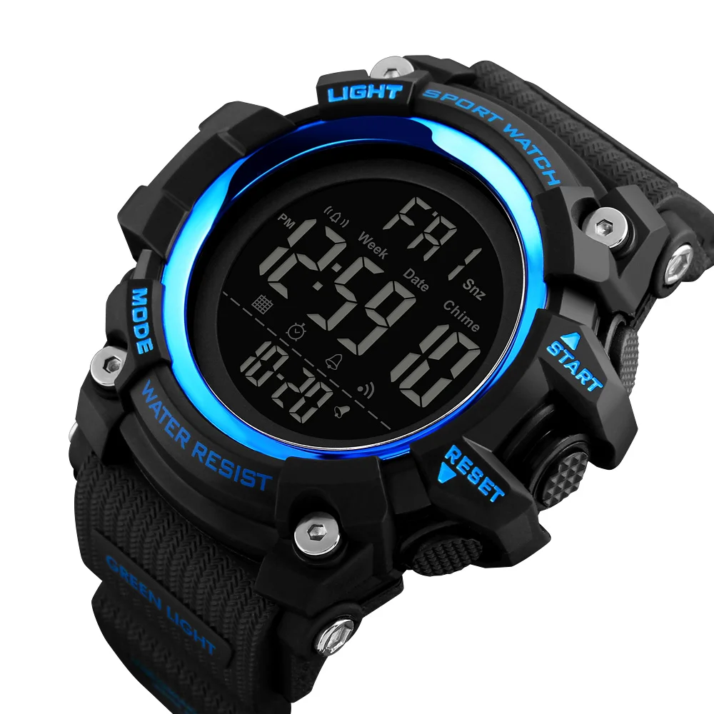 factory wholesale price chronograph  waterproof custom brand digital watch sport wrist men watch