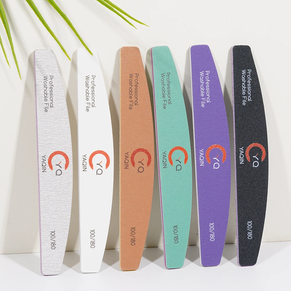 Straight Nail File 100/180 Files to Give Shine Nipper Pusher Set