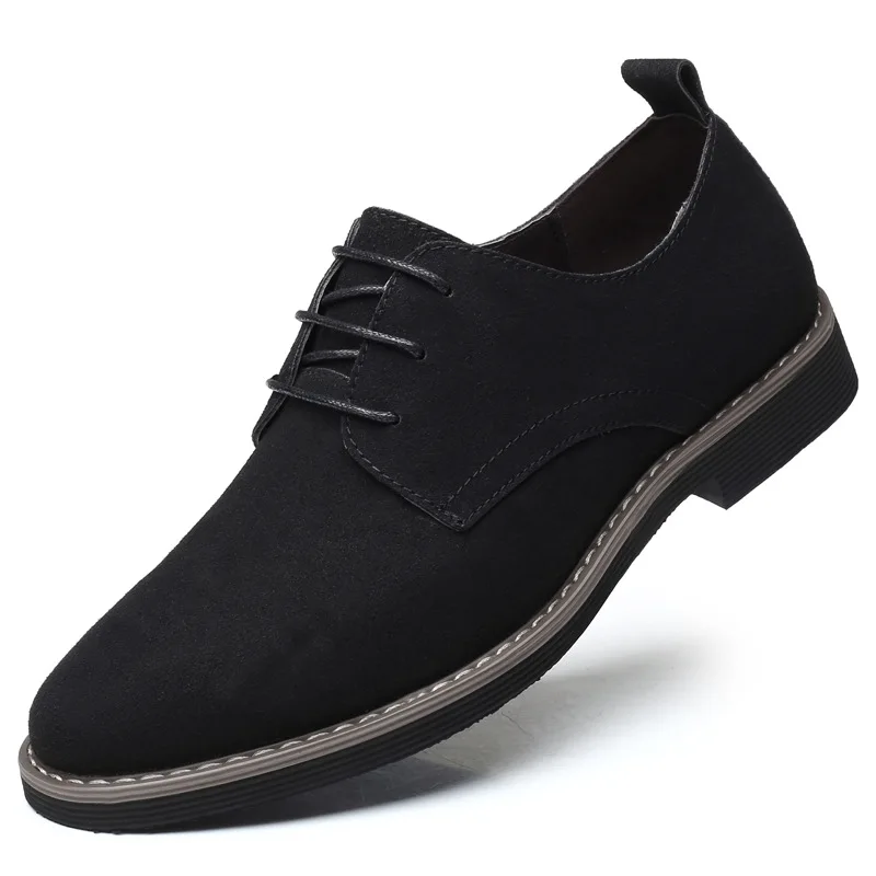 Suede Fashion Trend Plus Size Mens Shoes Frosted Leather Casual Board Multi-color Breathable Wear-resistant