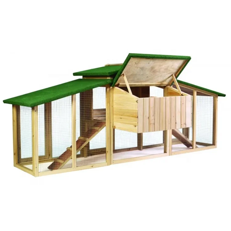 China suppliers new design wooden chicken coop poultry cages with easy clean tray