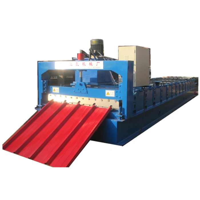 Shingle Manufacturer a Machine For Red Color Metal Roof Tiles Making Machine Price